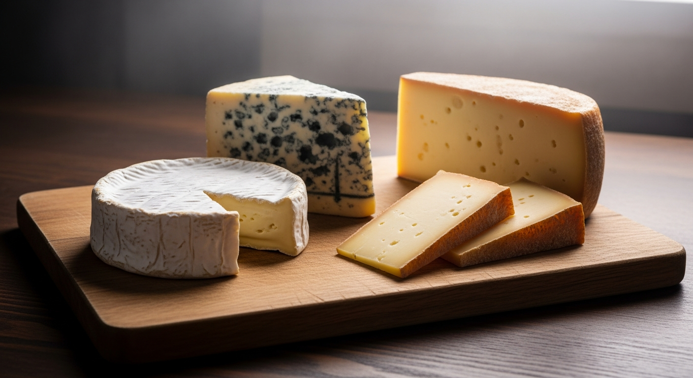 Sélection de fromages affinés présentée par un maître fromager expert