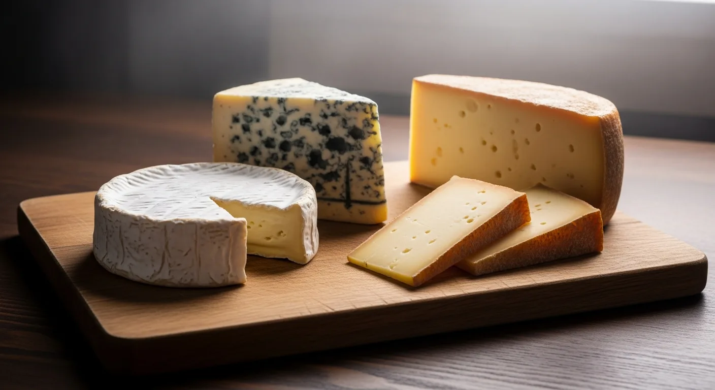 Sélection de fromages affinés présentée par un maître fromager expert